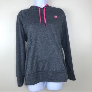 🌼PINK AND GRAY ADIDAS HOODIE